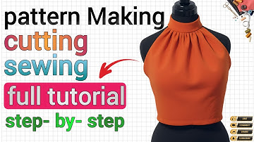 3 Steps Collar Design: Pattern Making, Cut & Sew + Pro Mannequin Result