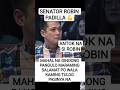 PARANG LASING NA SA ANTOK SI SENATOR ROBIN PADILLA #senatorbato #senate #shorts