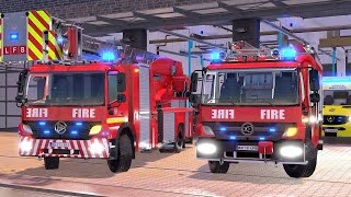 LFB Responding To Train Fire ! | London Fire Belgrade | 4k | NO COMMENTARY |