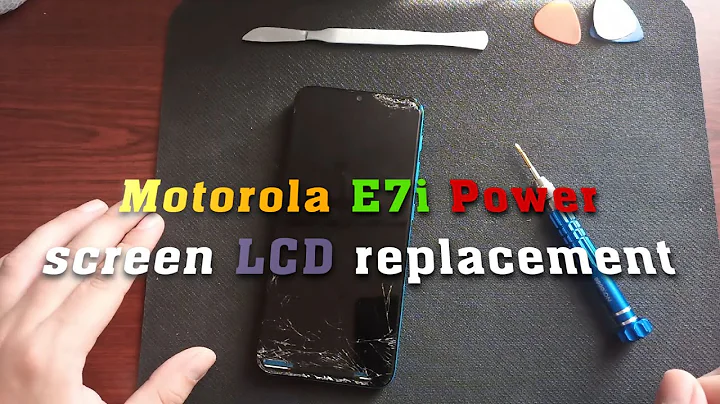 Motorola E7/E7i POWER XT2097 - LCD (screen) replacement.
