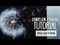 Dandelion Acrylic Painting Tutorial - By Artist, Andrea Kirk