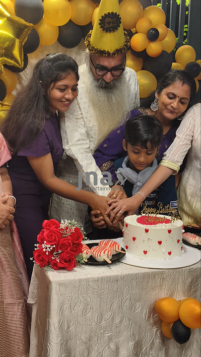 Happy birthday to their Super Hero Kriss Venugopal #krisvenugopal #divyasridhar #birthdaycelebration