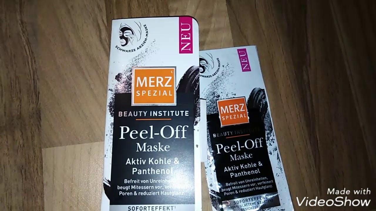Merz Spezial Peel Off Maske Aktivkohle Erfahrung www.youtube.com