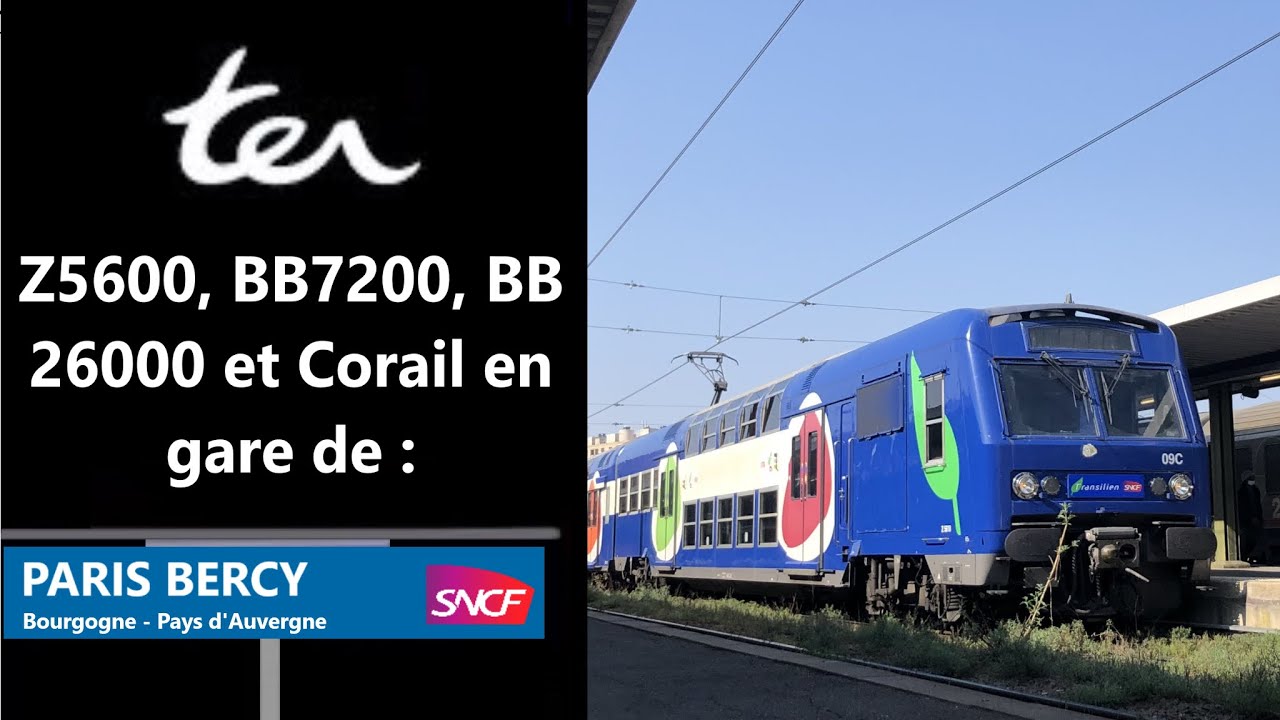 Z 5600, BB 7200 et BB 26000 à Paris Bercy