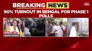 West Bengal Elections 2026 Bengal Records 90% Voter Turnout Till 5 Pm India Today Wb Polls