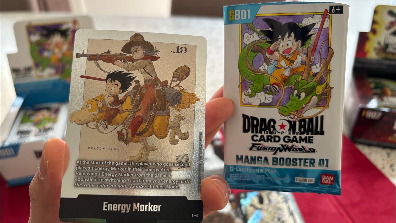 SB01 Booster Pack #7 – Limited Manga Energy Marker Pull! 🔥 Goku