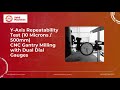 Y-Axis Repeatability Test (10 Microns / 500 mm) | CNC Gantry Milling Machine | Sahil Machines