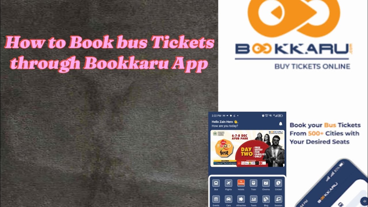 Bookkaru App se Online Ticket kese book kre|How To book Online Bus Tickets through Bookkaru App