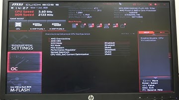 MSI MPG B550 Gaming Plus AM4 - How to Enable/Disable Core Performance Boost | Manage Turbo Boost