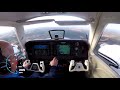 G58 Baron visual approach and landing at Georgetown, SC