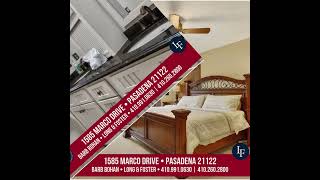1585 Marco Drive [Pasadena MD] Home for sale