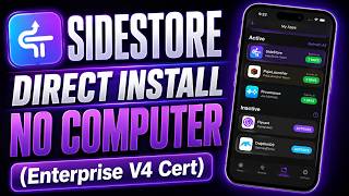 SideStore iOS 27 Tutorial - How To Download & Install SideStore on iPhone & iPad 2026➡️NO COMPUTER Guide