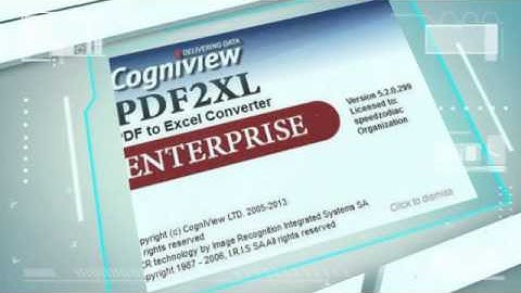 PDF2XL - How to convert pdf to excel