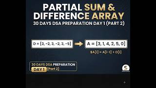 Weighted Sum and Partial Sum Techniques | 30 Days DSA Preparation Day 1 (Part 2)