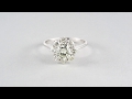Magnificent 3.20 Ct diamond vintage daisy cluster ring