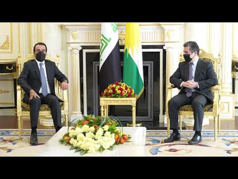 لقاء رئيس حكومة إقليم كردستان مسرور بارزاني