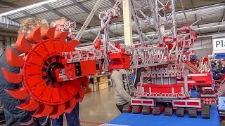 Bucket wheel excavator by Fischertechnik! Amazing thing!