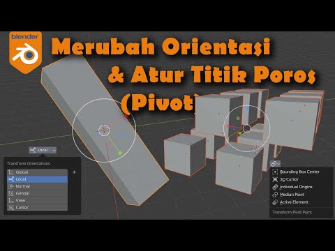 Video: Bagaimana cara mengubah titik pivot di blender?