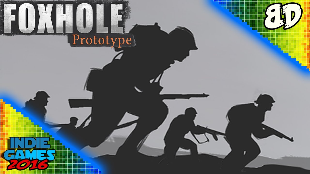 Foxhole Prototype gameplay (F2P MMO on a Persistant battlefield)