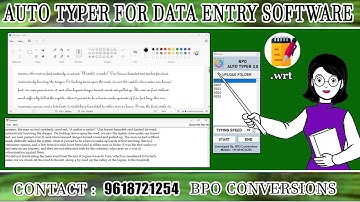 Free Auto Typer for PC | Auto Typing Software For Data Entry Free Download