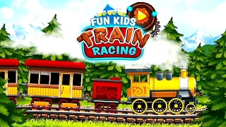 Fun Kids Train Racing Games. Детский Паровозик. Гонки На Паровозиках. Children's Cartoon Game.
