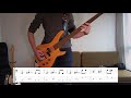 Royal Blood - Half The Chance Bass cover with tabs