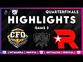 CFO vs KT Highlights Game 3 | Worlds 2025 Quarterfinals | CTBC Flying Oyster vs KT Rolster