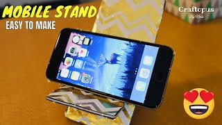 Easy DIY Mobile Stand | How to make a mobile stand at home with cardboard | Cardboard Crafts