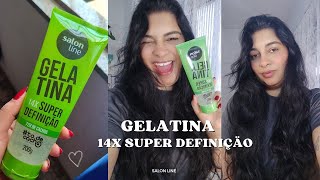 Gelatina SUPER DEFINIÇÃO da Salon LINE - #todecacho 💚