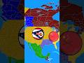 What Happens When USA 🇺🇸 Meets Russia 🇷🇺? 💀🇷🇺🇺🇸 #countryballs #geography