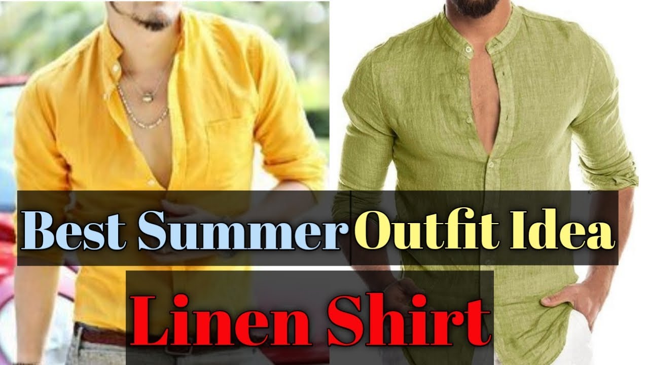 Linen Shirt Summer Outfit Ideas For Men | Attractive Linen Shirt Ideas ...