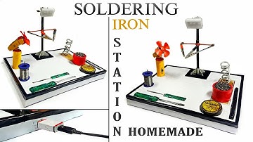 How to make Soldering iron Station at home || easy to make || Homemade