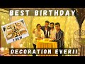 BEST BIRTHDAY DECORATION EVER!😱🎉😍 | Surprise Vlog | Rishabh Chawla