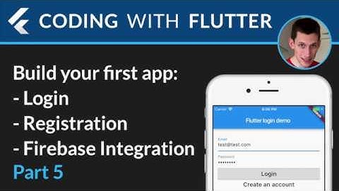 Flutter & Firebase Auth 05 - Switch between login & home page + State initialization