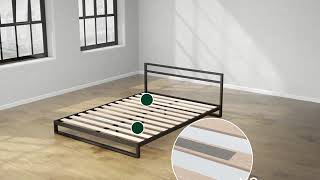 Zinus | Trisha 7in Platforma Bed Frame with Headboard Assembly Instructions