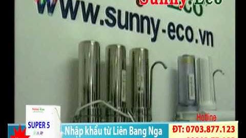 Những ưu việt của máy lọc nước nano Sunny Eco VTV1