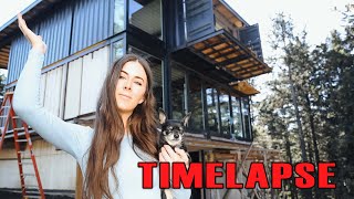 CUSTOM CONTAINER BUILD  Connecting Multi Level Container House Timelapse #build #timelapse