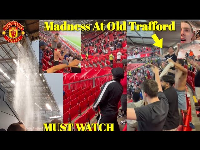 Màdness!!🔥 Arsenal u0026 United Fans Go Crázy At Old Trafford 🛠 WATCH What Happened vs Manchester | News class=