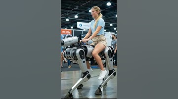 2025 Robot Expo Quadruped Robot Driving Test #robot #futuretech #irc #quadrupedrobot