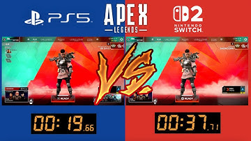 Apex Legends Loading Time Comparison – PS5 vs Nintendo Switch 2