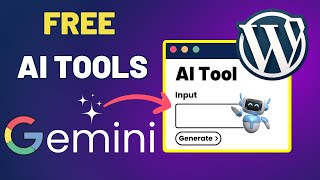 Create Free AI Tools With WordPress and Gemini in 3 Minutes by H-EDUCATE 26,098 views 1 month ago 14 minutes, 1 second