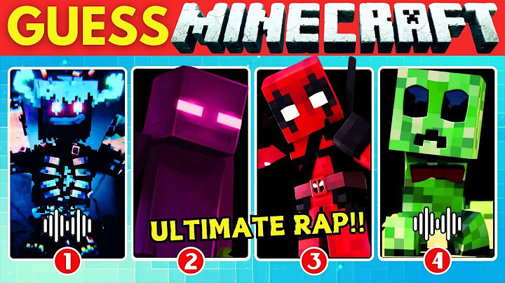 Guess the Minecraft Character by Voice & Sound ~ Ultimate Minecraft Rap Showdown Quiz!