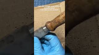 Knife restore of a vintage Erik Frost Morakniv #morakniv #knife #knifecollection #kniferestoration