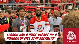 OSU Insider: The INSANE Reaction Five Star Recruits Had To Meeting Lebron James!