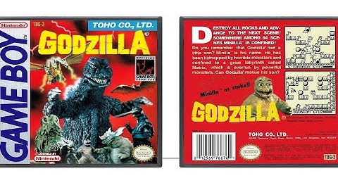 [Game Boy] Godzilla (ゴジラくん 怪獣大行進) Gameplay