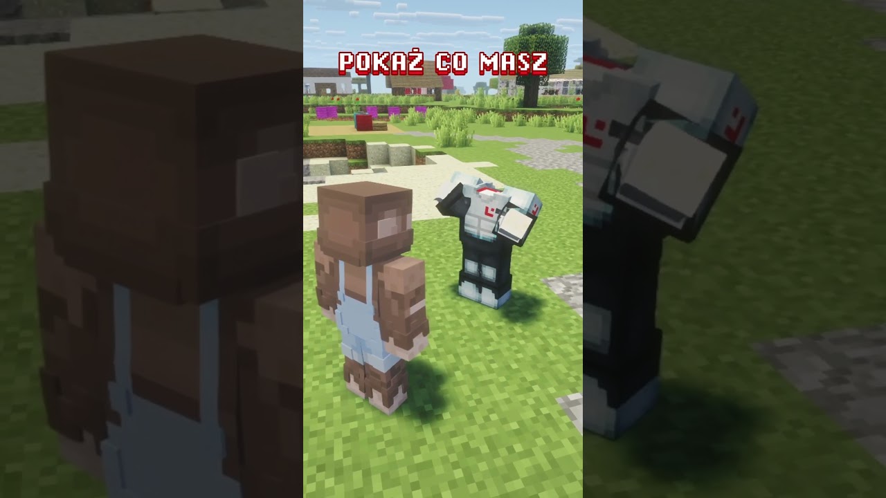 ZAMIENIASZ SIĘ W TO CO DOTKNIESZ w Minecraft!  #minecraft #minecraftshorts