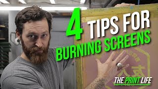 4 troubleshooting tips for burning and exposing screens | How to screen print