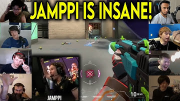 Valorant Streamers Reacts To BBL Jamppi CRAZY 1v3 CLUTCH Against Fnatic In VCT