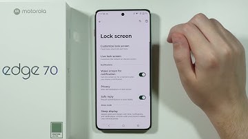 Motorola Edge 70: Hoe u meldingsinhoud op het vergrendelscherm kunt weergeven/verbergen