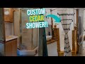 DIY RV Cedar Shower Build! // Class C RV Bathroom Remodel